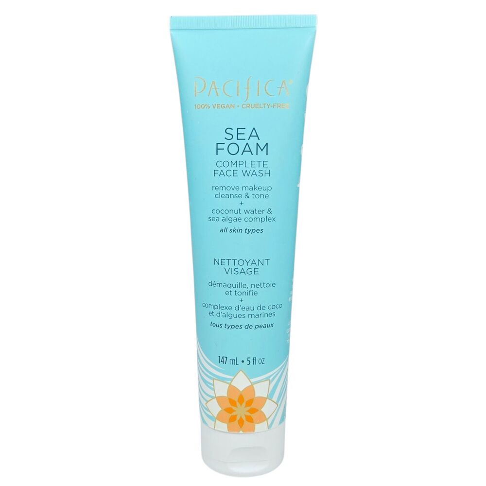 Pacifica Sea Foam Complete Face Wash Cleanser 5 fl oz / 147 ml